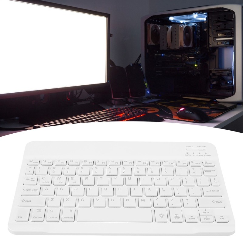 Mini Wireless Keyboard Portable Mini Wireless RGB Backlit Easy Connection