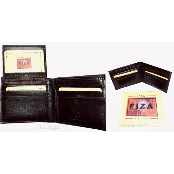 Unbranded Lot of 2 Men's wallet Billfold Leather Wallet 9