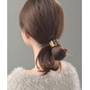 VingTAINE H-566-BR Tortoise Shell Style Plate Hair Elastic Curve Type