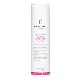 MAHNAZ® mildes Vitamin Pflege-Shampoo, für die häufige Haarwäsche, Leichtigkeit und Fülle, vegan, 200ml