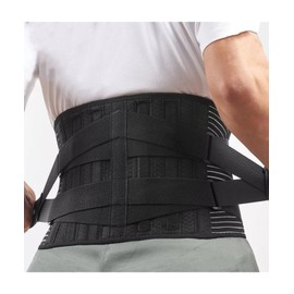 Capprecier Lower Back Support, Lower Back Pain Belt, Corset, Recommended by Physical Therapists, Lumbar Support, Lower Back Pain Countermeasure, Strong Support, Sports, Double Pressure, Daily Life