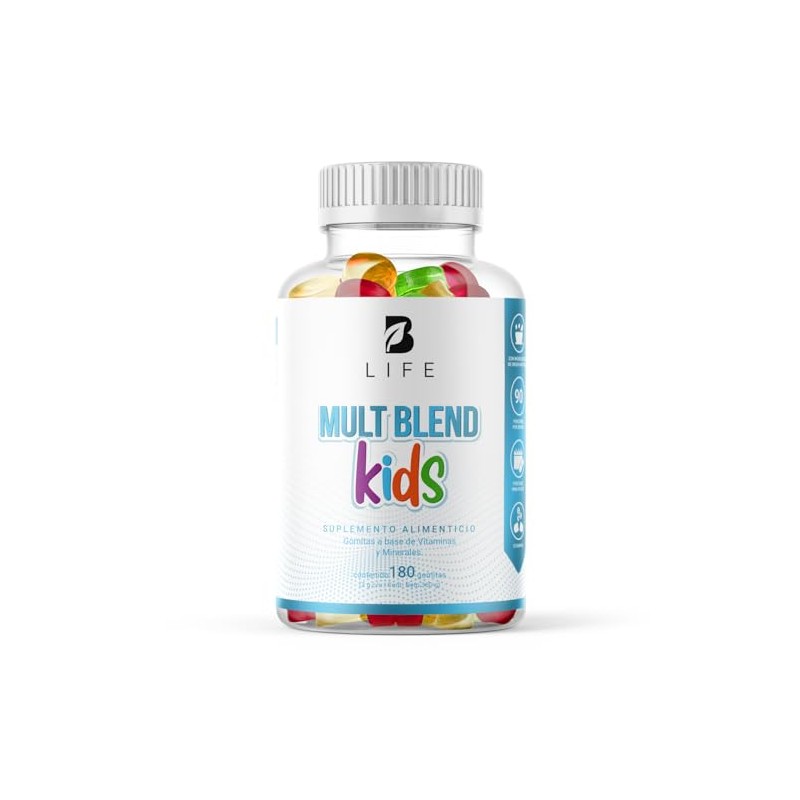 B Life Vitaminas en Gomitas Sin Azúcar Añadida para Niños