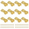 Aifeier ET 12Pcs Brass Solid Padlock Mini Buckles, Small Mini