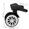 Universal Luggage Wheel, 2pcs Caster Swivel Wheels Replacement Wheels Travel