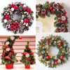 200 Pcs Christmas Pine Cones Red Berries Pine Branch Set