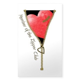 CafePress Zipper Design 2 Rectangle Bumper Sticker Car Decal