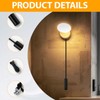 ZcrPrn Bathroom Pull Cord,Pull Cord Handle,2 Pcs Black Shower Pull