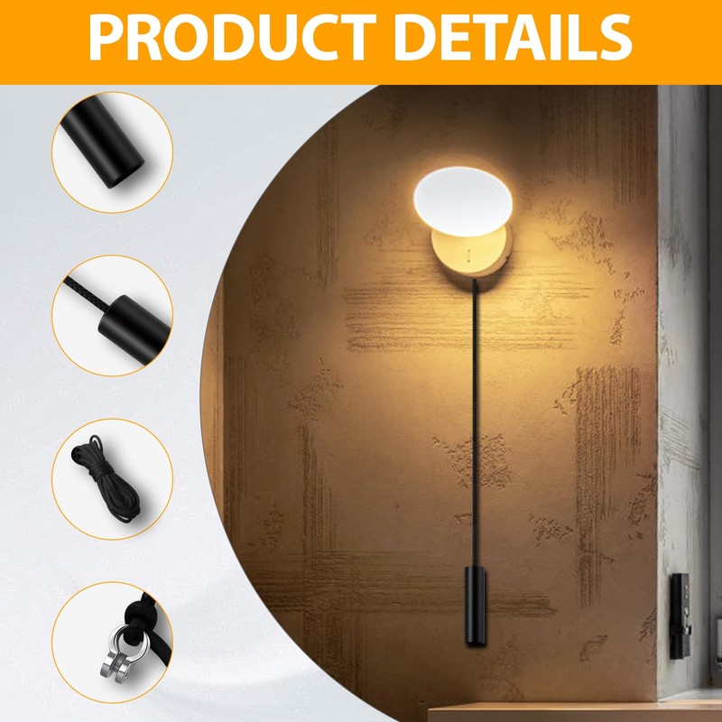 ZcrPrn Bathroom Pull Cord,Pull Cord Handle,2 Pcs Black Shower Pull