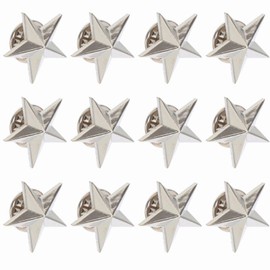 Star Badge Lapel Pin, Star Rivets, Star Badge Pin, Pentagram Alloy Brooch, Star Brooch, Pin Pin, Rivets Spikes for Metal Leather Crafts