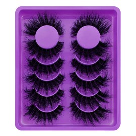 6 Paare Clear Band Künstliche Wimpern Katzenauge, 15mm Flauschiges Cat-Eye Russische Volume Strip Lashes D Curly Wispy Falsche Wimpern Natural Look Wimpern Extensions(9X)
