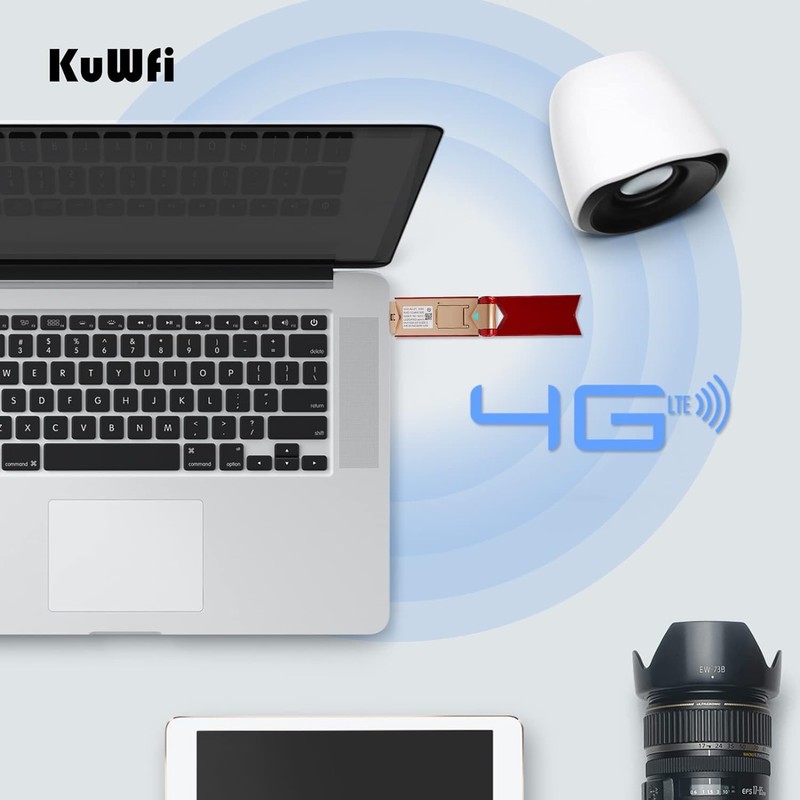KuWFi 4G WiFi Modem USB Dongle Unlocked Pocket Mobile Network
