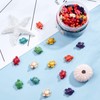 SUNNYCLUE 1 Box 95Pcs Turquoise Turtle Beads Charms Carved Spacer