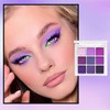 Purple Eyeshadow Palette, Pink Make-Up Palettes Shimmer Eye Shadow, Highly