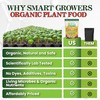 Organic Plant Food with Beneficial Microbes, Fast Acting Vegan Fertilizer