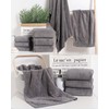 Lumimi Towels 4-Piece Soft Microfiber Hand Towel Set Washcloth Incredibly
