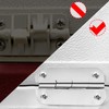 LIKIER Cooler Hinges for I-gloo Cooler, Replacement Parts Stainless Steel