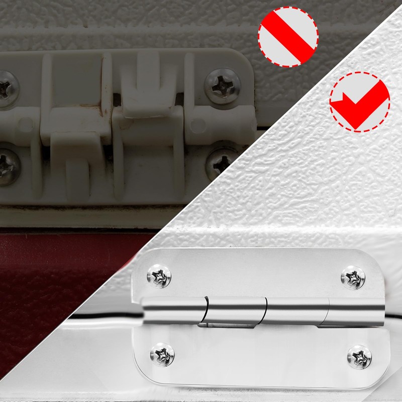 LIKIER Cooler Hinges for I-gloo Cooler, Replacement Parts Stainless Steel
