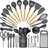 Umite Chef Silicone Kitchen Utensil Set, 34PCS Heat Resistant Kitchen