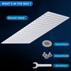 Voolan Oversize Rain Shower Head - High Flow Square Rainfall