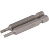 Draper 64088 3mm 1/4" Hex Plain Slot Insert Bit 50mm