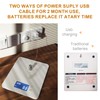 MEGAWISE High Precision Coffee Scale with Timer, Dual Power Supply,