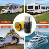 50AMP RV Power Cord Twist Lock Plug with Locking Ring