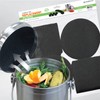 12 Pieces Counter Top Activated Carbon Compost Bin Filters -