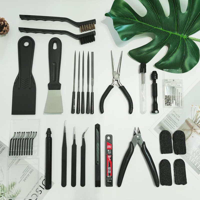 62pcs 3D Printer Tools, 3D Print Accessories Kit Includes Nozzle