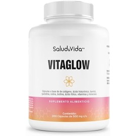 Vitaminas Premium De Biotina, Colágeno, Ácido Hialurónico Y Queratina Con Vitamina B1, B2, B3, B5, B6 Y B12  18 Ingredientes activos - 200 Cápsulas