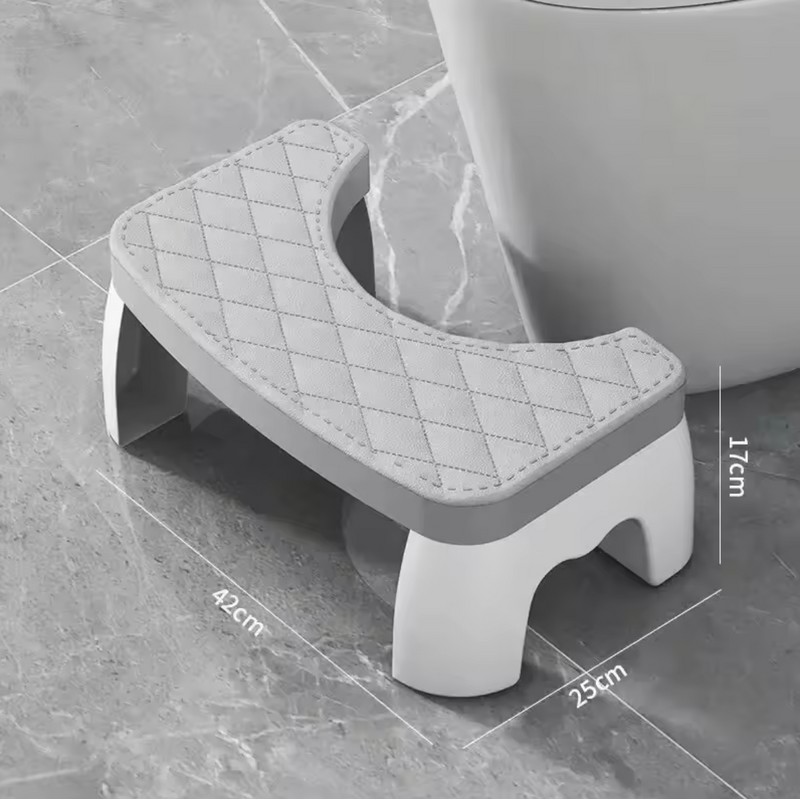 Stable Non-Slip Bathroom Potty Step Stool - Ergonomic Posture Toilet
