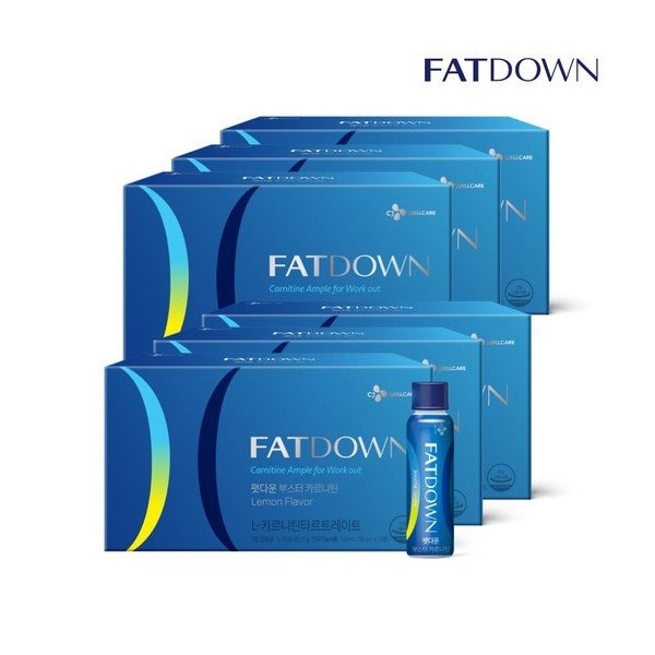 [CJ Official] Fat Down Booster Carnitine 6 Boxes/12 Weeks Supply / [CJ공식] 팻다운 부스터 카르니틴 6박스/12주분