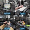 Feiezade 2 in 1 Comapct Steering Wheel Desk Headrest Tray