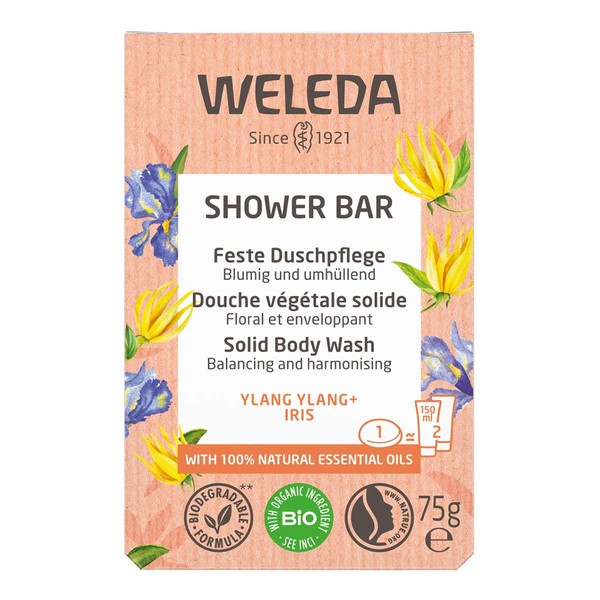 Weleda Shower Bar - Ylang Ylang & Iris - 75gm