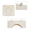 LilyBeauty PU Bedside Commode Seat Cushion, U Shape Soft Sponge