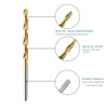 50PCS, 1/16", 5/64", 3/32", 7/64", 1/8", 10pcs for Each,Titanium Twist