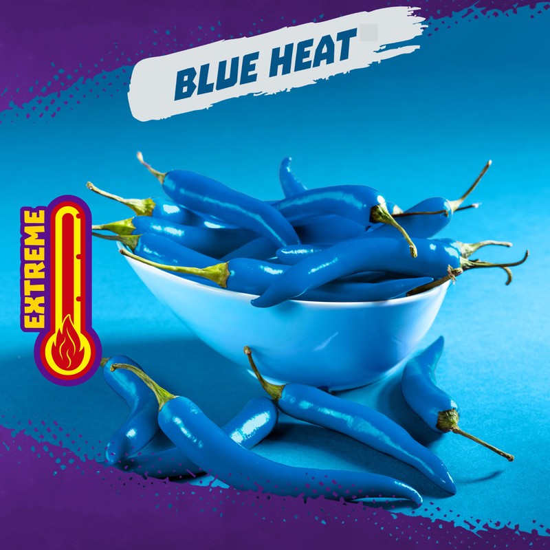 Takis Blue Heat 6 pc / 3.25 oz Snack Size