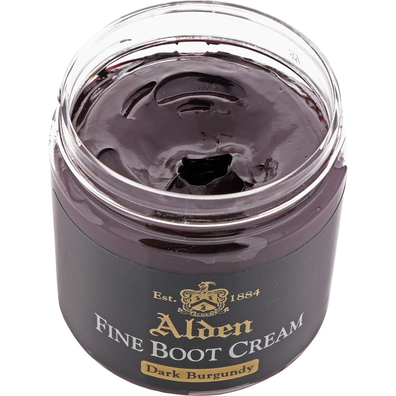 ALDEN SHOE CREAM 2. BURGUNDY Onesize, red (burgundy)