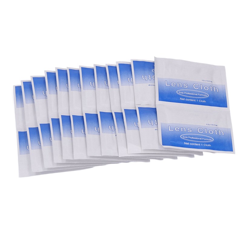 48pcs Lens Cleaning Wipes Disposable Screen Cleaning Papers for Eyeglasses
