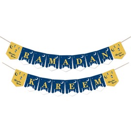 Eid Mubarak Banner Mubarak Party Decoration Ramadan Party Decorations Supplies (ramadan mubarak 2)