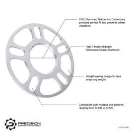 StanceMagic 2pcs 5mm 5x100 and 5x114.3 Hubcentric Wheel Spacers (56.1mm bore) Compatible with Scion FRS FR-S BRZ Baja Forester WRX Impreza STI Crosstrek Legacy Outback Tribeca Saab 9-2x