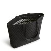 Vera Bradley East West Tote Moonless Night Dark Gray Off