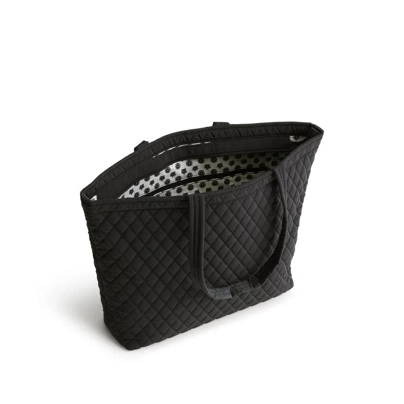 Vera Bradley East West Tote Moonless Night Dark Gray Off
