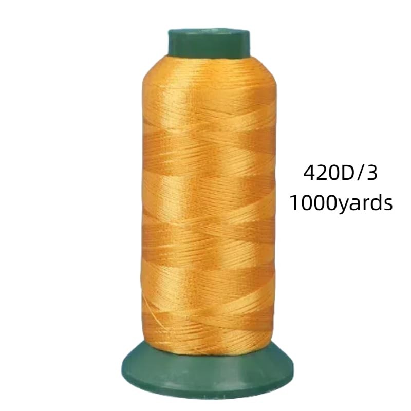 1000Yard Nylon Sewing Threads Gold Nylon Thread for Sewing,Purses, Bags,
