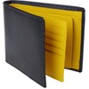 Legare Carbon Leather Bi-Fold Wallet, Large Capacity, Holds Lots of