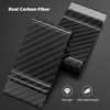 Travelambo Money Clip for Men Carbon Fiber Clip Wallet Leather