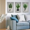 SMAOSTORE Wall Sticker, House Plants, Potted Plants, Green Plants, Stylish,