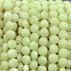 ABCGEMS Glow-in-Dark Mexican Olive-Green Aragonite Beads (AKA Cave Calcite- Extremely