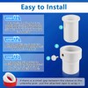FANOVO Pool Umbrella Sleeve Stabilizer-Fits 1.5" & 1.35" Umbrella Poles,
