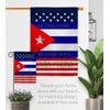 USA Decoration Stand with Cuba House Flag Eagle Set Support
