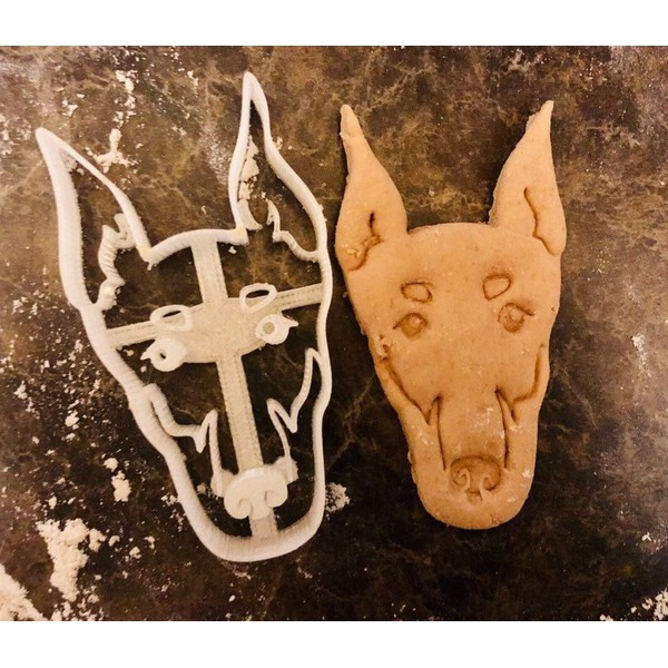 Doberman Pinscher Cookie Cutter and Dog Treat Cutter - 3